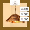 đèn gỗ decor đèn thả trần
