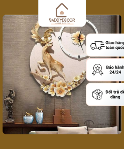 Đồng hồ decor treo tường